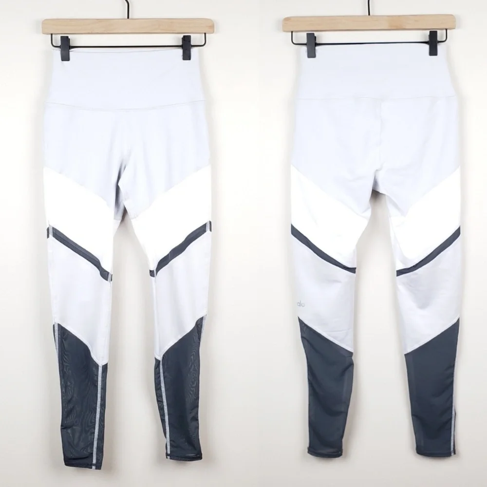 Alo Yoga High Waist Sheila Legging Dove Grey Medium